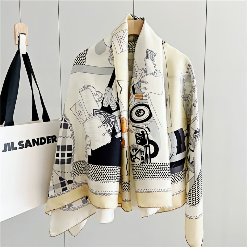 MaraSilk Pure Mulberry Silk Scarf - Square Twill MS548