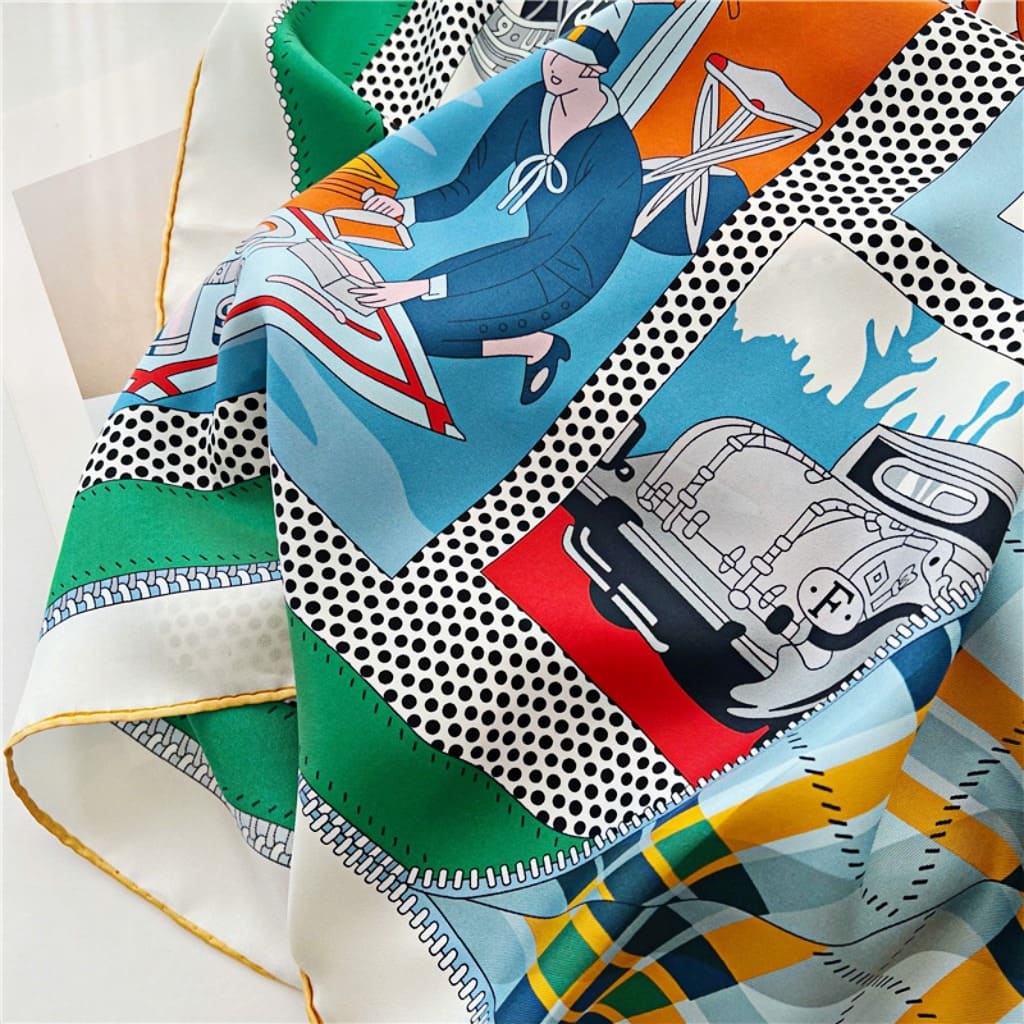 MaraSilk Pure Mulberry Silk Scarf - Square Twill MS548