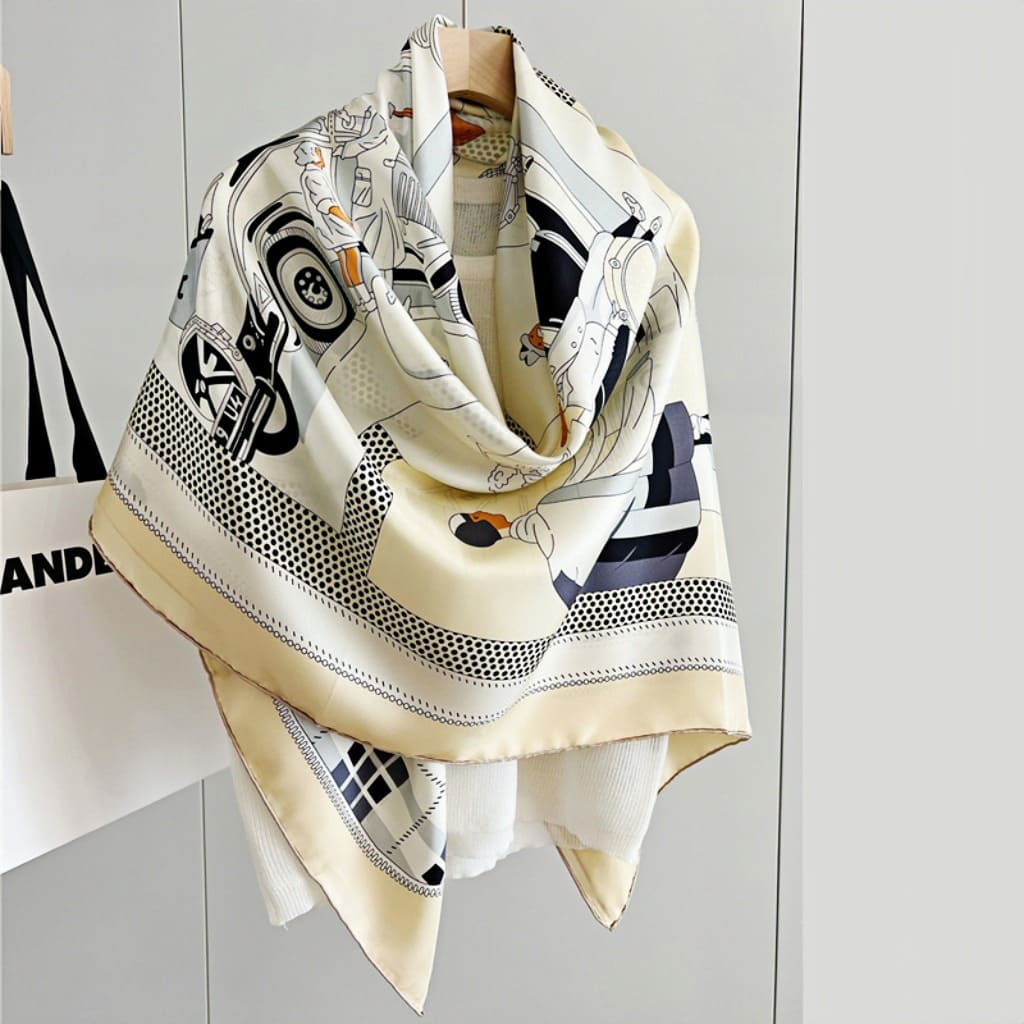 MaraSilk Pure Mulberry Silk Scarf - Square Twill MS548