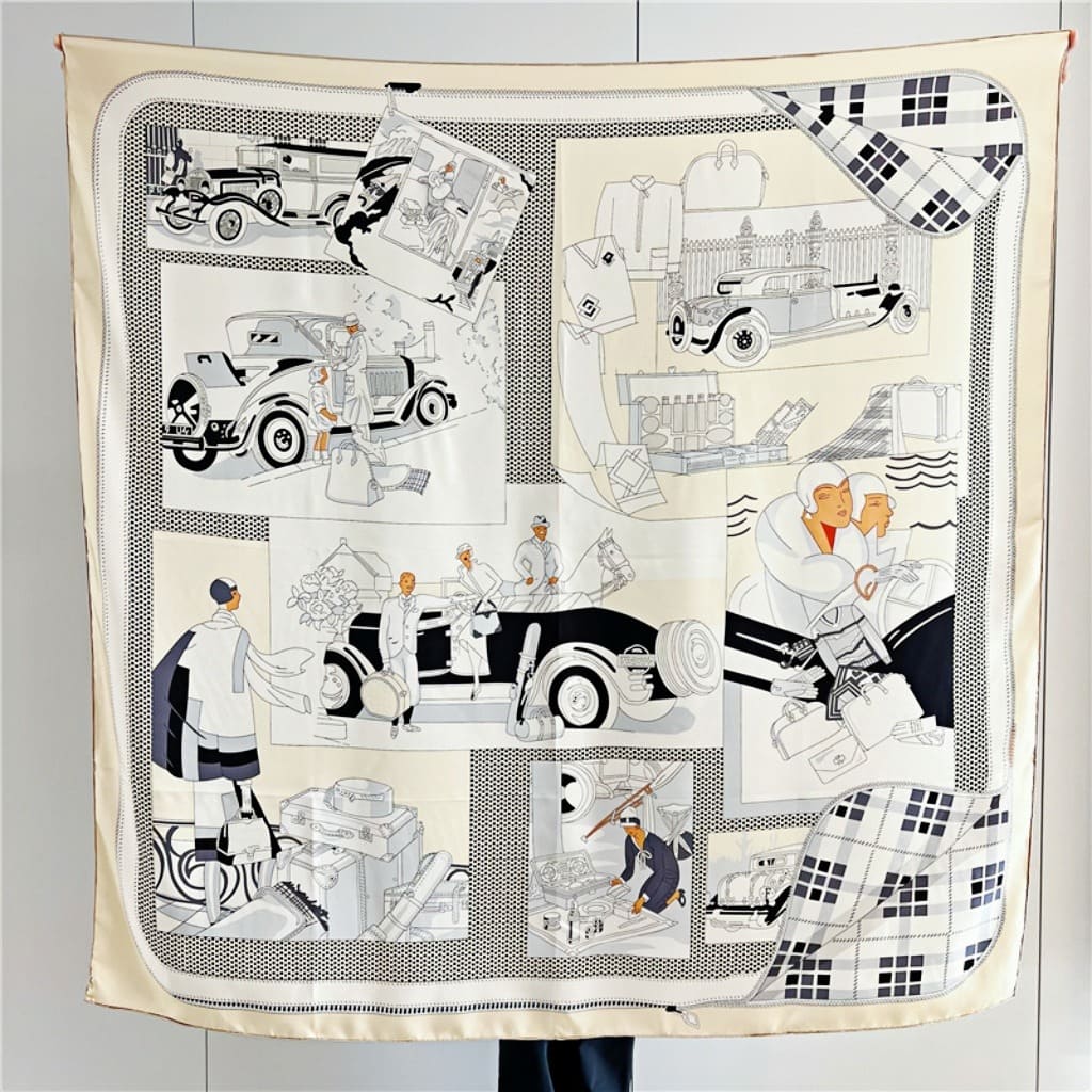 MaraSilk Pure Mulberry Silk Scarf - Square Twill MS548 53" x 53" MS54803