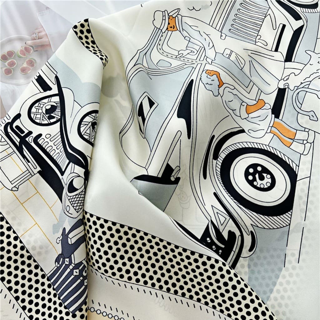 MaraSilk Pure Mulberry Silk Scarf - Square Twill MS548