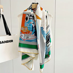 MaraSilk Pure Mulberry Silk Scarf - Square Twill MS548