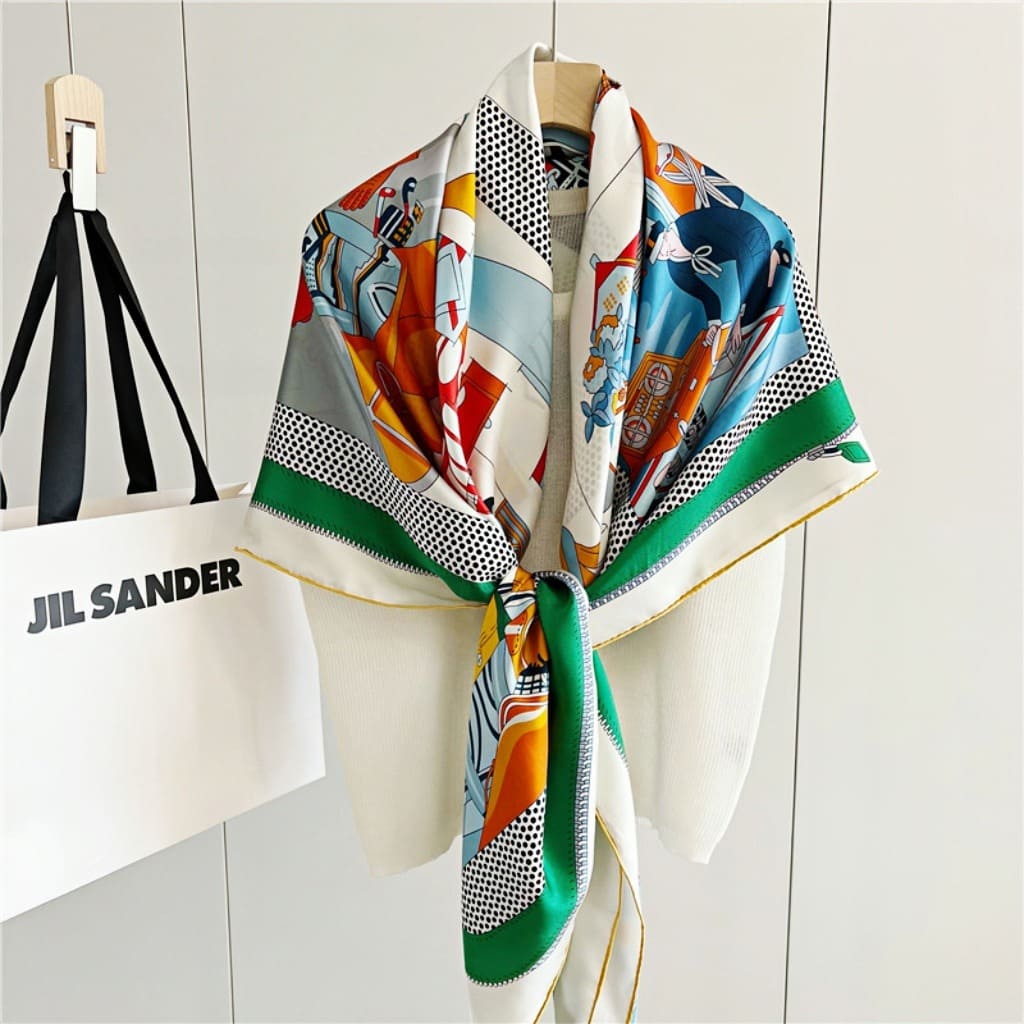 MaraSilk Pure Mulberry Silk Scarf - Square Twill MS548