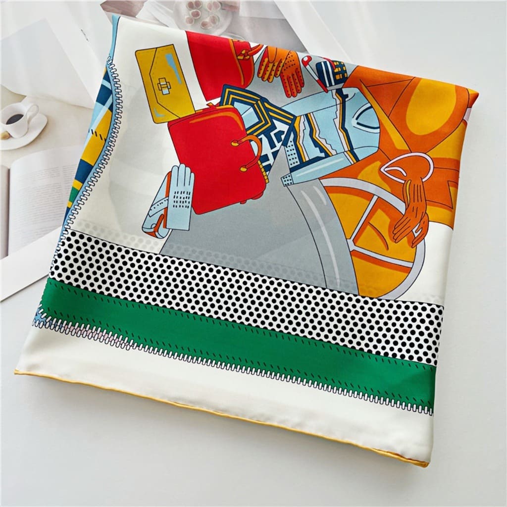 MaraSilk Pure Mulberry Silk Scarf - Square Twill MS548