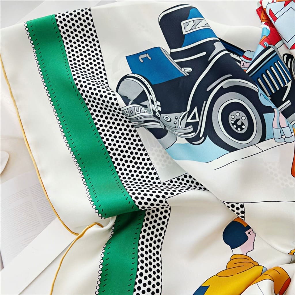 MaraSilk Pure Mulberry Silk Scarf - Square Twill MS548