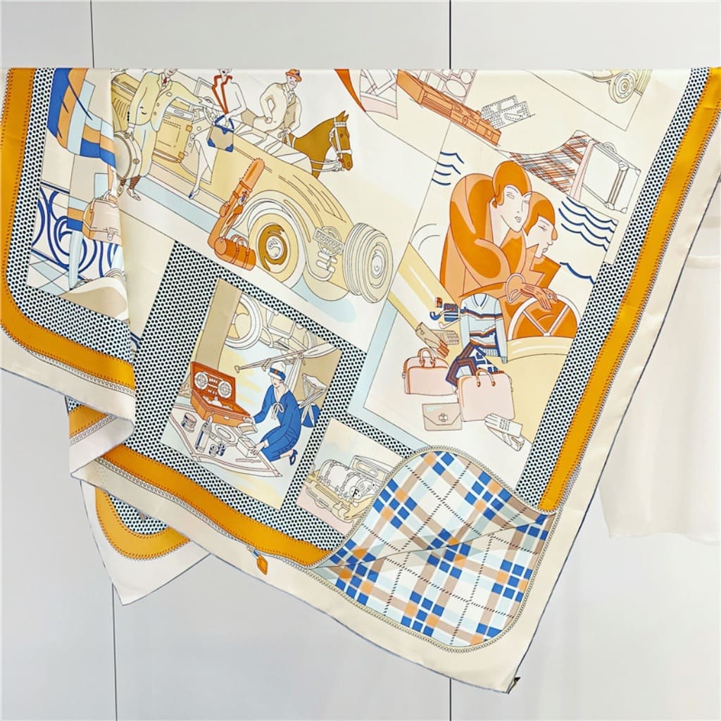 MaraSilk Pure Mulberry Silk Scarf - Square Twill MS548