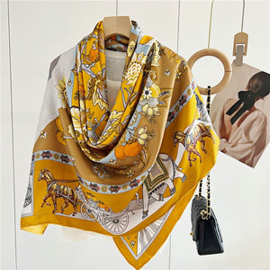 MaraSilk Pure Mulberry Silk Scarf - Square Twill MS549