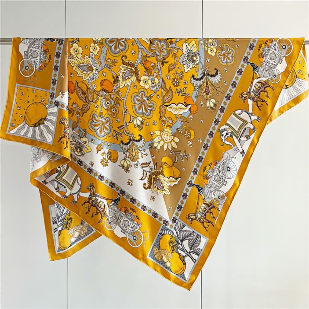 MaraSilk Pure Mulberry Silk Scarf - Square Twill MS549