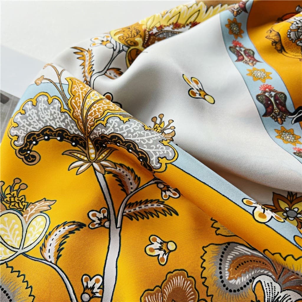 MaraSilk Pure Mulberry Silk Scarf - Square Twill MS549