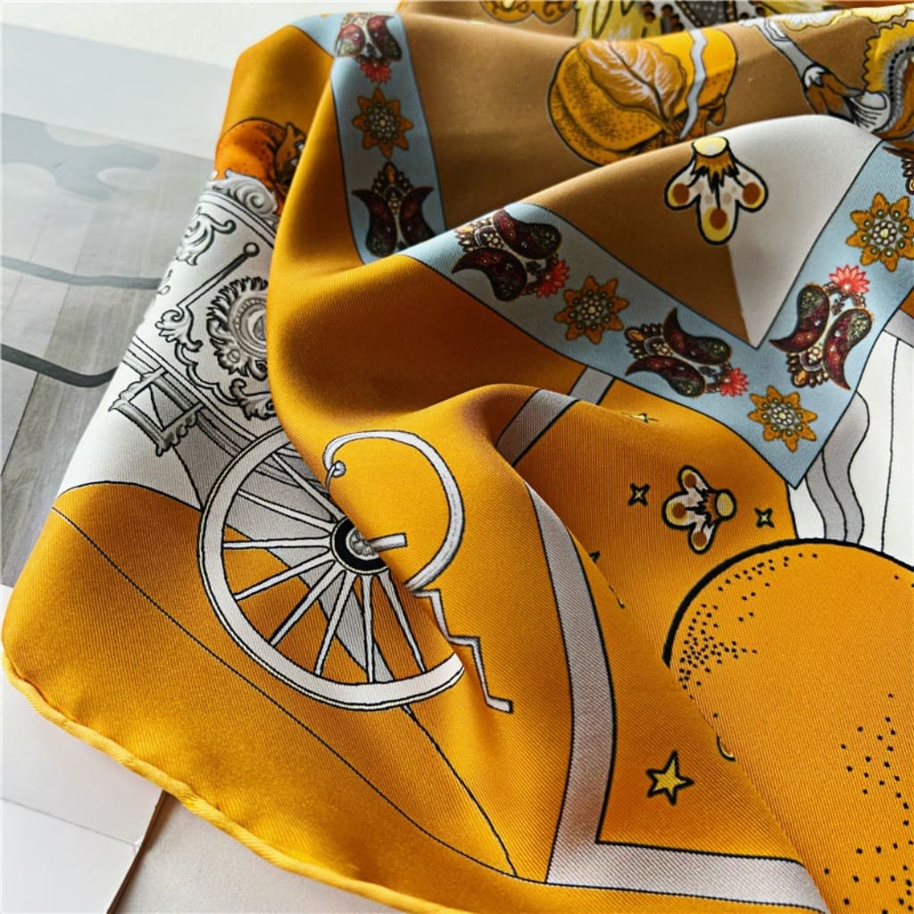 MaraSilk Pure Mulberry Silk Scarf - Square Twill MS549