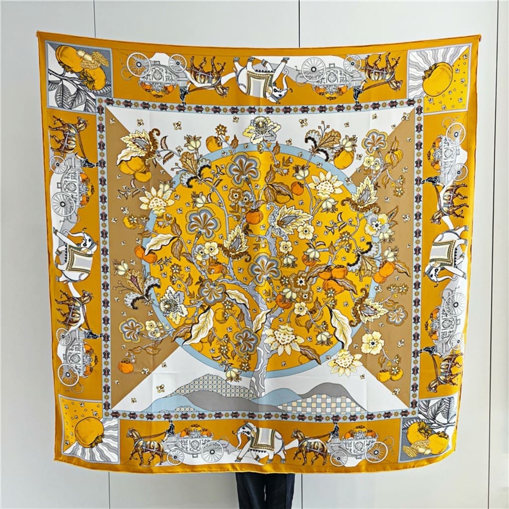 MaraSilk Pure Mulberry Silk Scarf - Square Twill MS549 53" x 53" MS54902