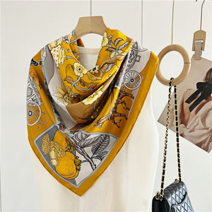 MaraSilk Pure Mulberry Silk Scarf - Square Twill MS549