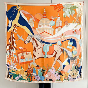 MaraSilk Pure Mulberry Silk Scarf - Square Twill MS550