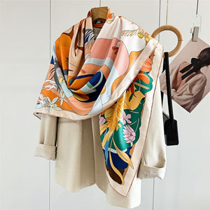 MaraSilk Pure Mulberry Silk Scarf - Square Twill MS550