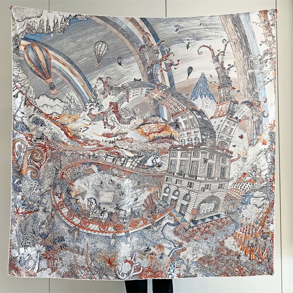 MaraSilk Pure Mulberry Silk Scarf - Square Twill MS551 53" x 53" MS55101