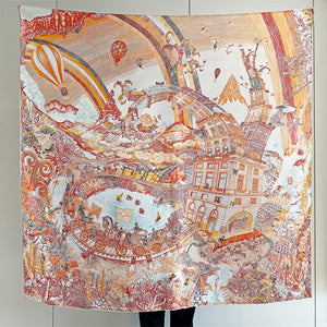 MaraSilk Pure Mulberry Silk Scarf - Square Twill MS551 53" x 53" MS55102