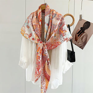 MaraSilk Pure Mulberry Silk Scarf - Square Twill MS551