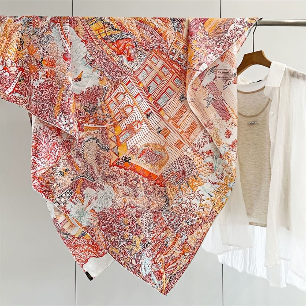 MaraSilk Pure Mulberry Silk Scarf - Square Twill MS551