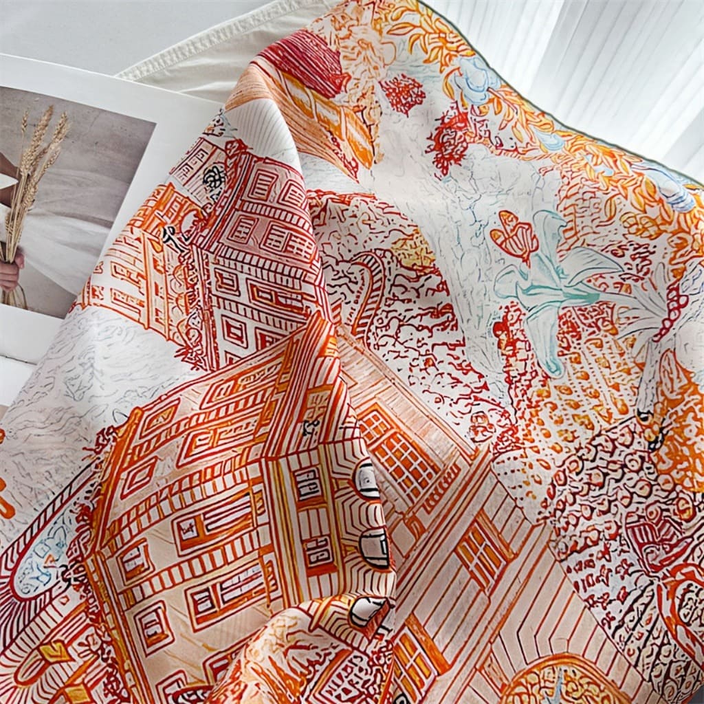 MaraSilk Pure Mulberry Silk Scarf - Square Twill MS551