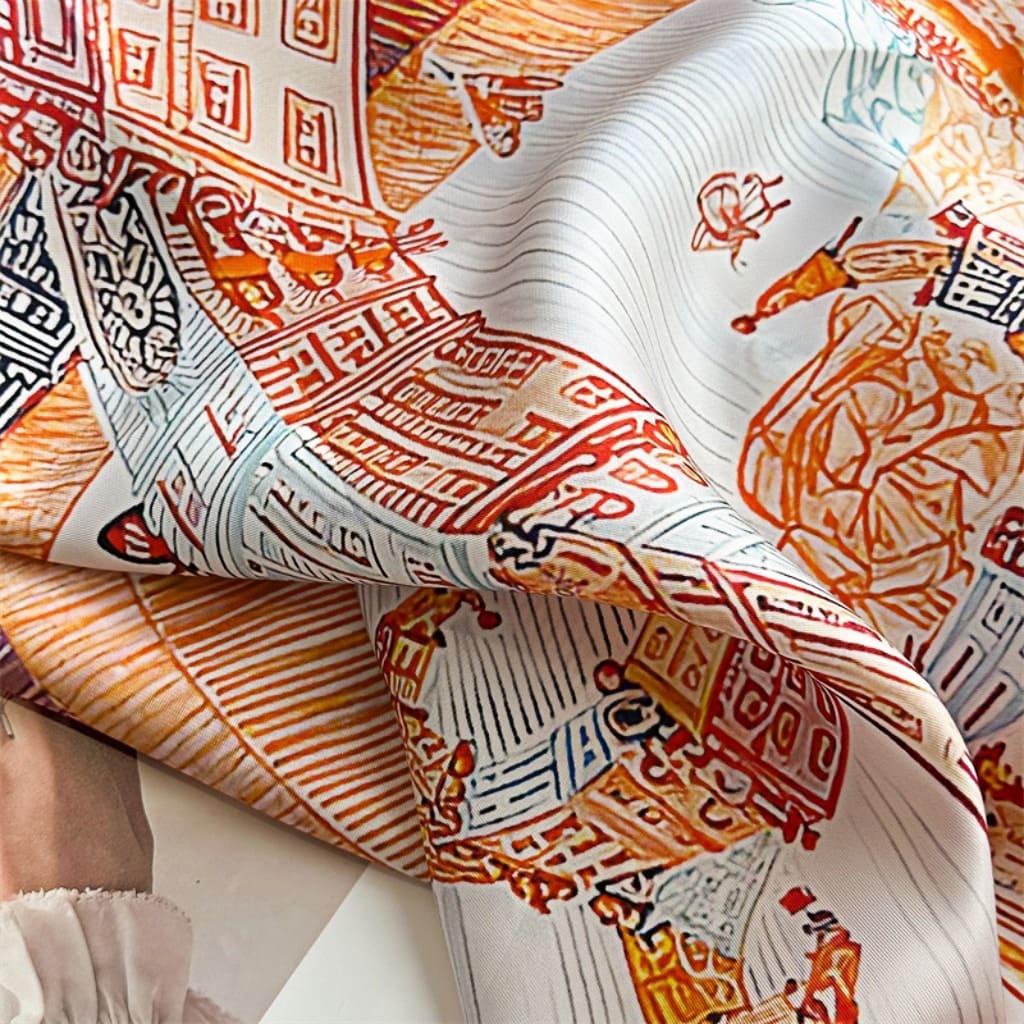 MaraSilk Pure Mulberry Silk Scarf - Square Twill MS551