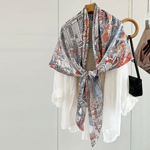 MaraSilk Pure Mulberry Silk Scarf - Square Twill MS551