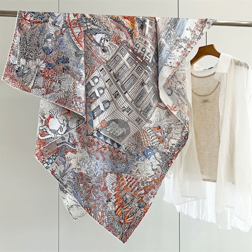 MaraSilk Pure Mulberry Silk Scarf - Square Twill MS551