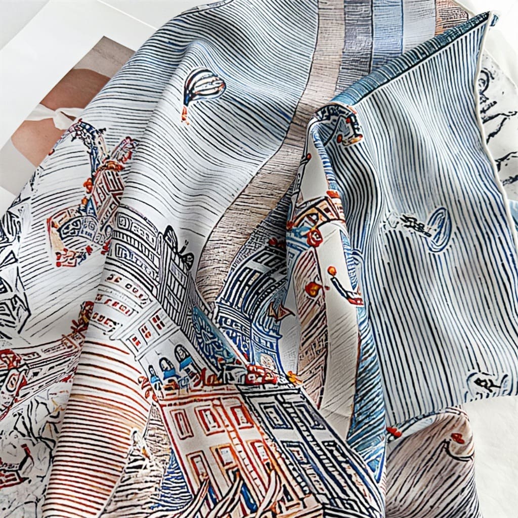 MaraSilk Pure Mulberry Silk Scarf - Square Twill MS551