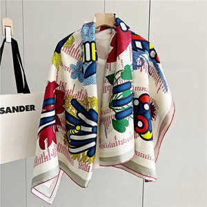 MaraSilk Pure Mulberry Silk Scarf - Square Twill MS553