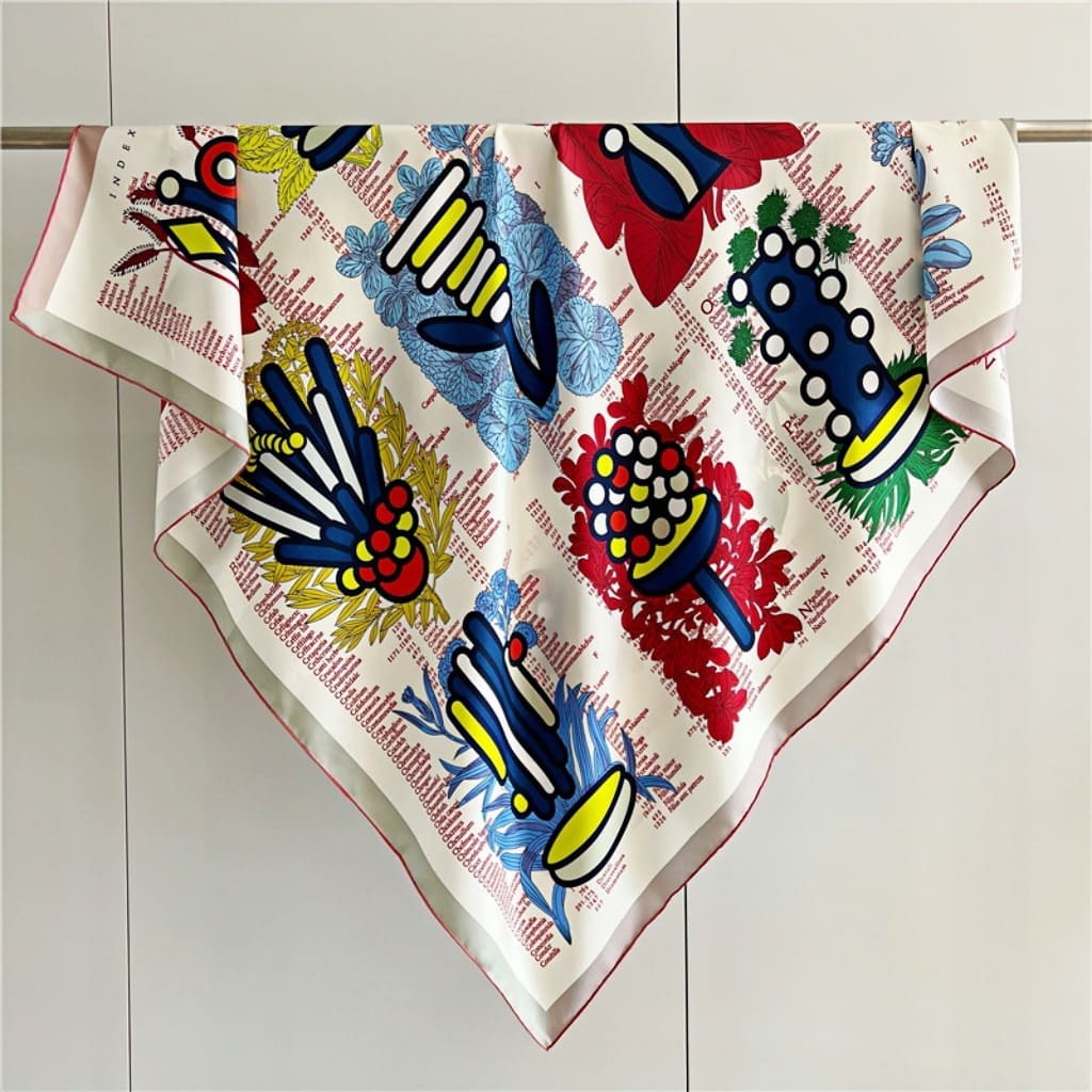 MaraSilk Pure Mulberry Silk Scarf - Square Twill MS553 53" x 53" MS55303