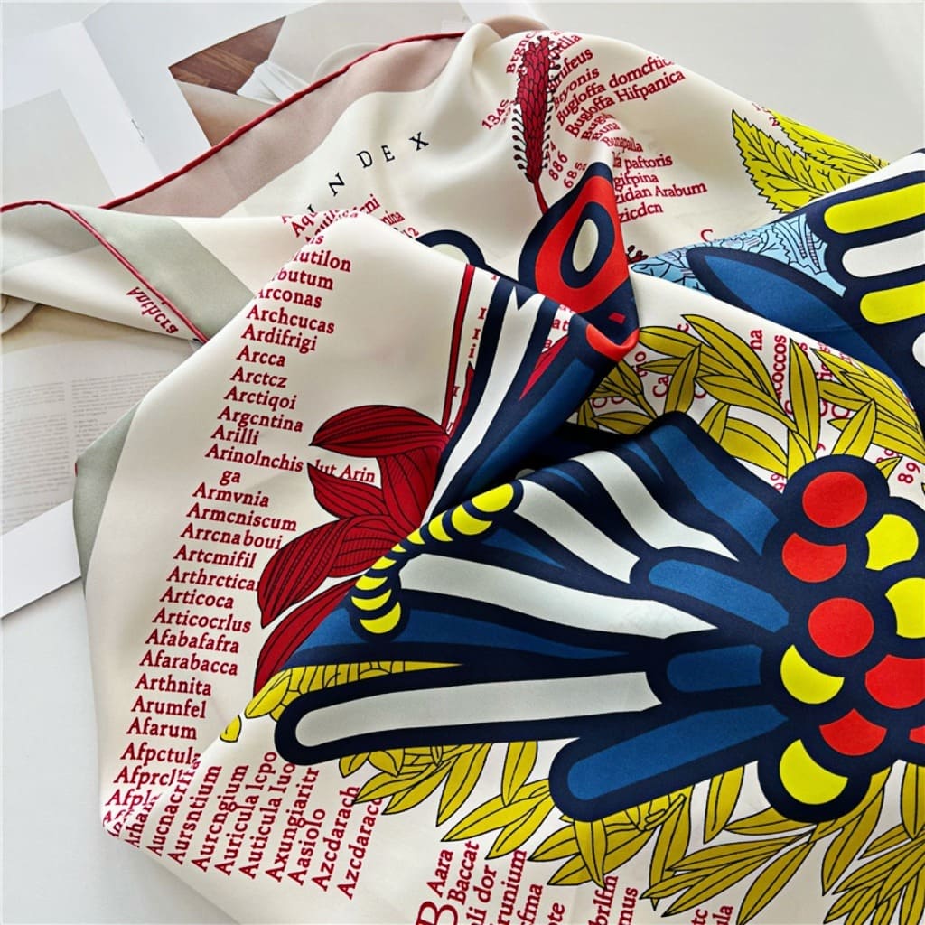 MaraSilk Pure Mulberry Silk Scarf - Square Twill MS553