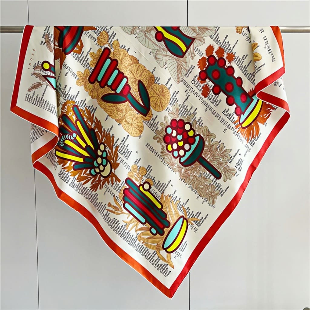 MaraSilk Pure Mulberry Silk Scarf - Square Twill MS553 53" x 53" MS55301