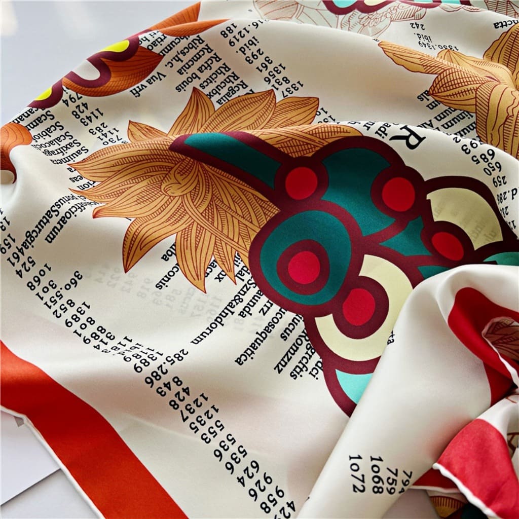 MaraSilk Pure Mulberry Silk Scarf - Square Twill MS553