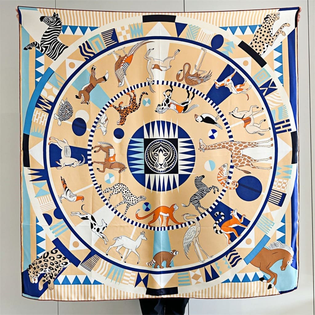 MaraSilk Pure Mulberry Silk Scarf - Square Twill MS555 53" x 53" MS55503