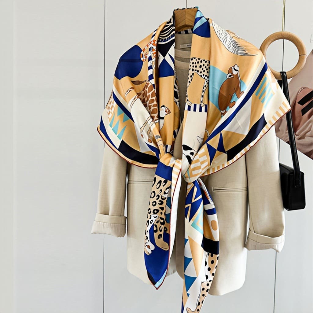 MaraSilk Pure Mulberry Silk Scarf - Square Twill MS555