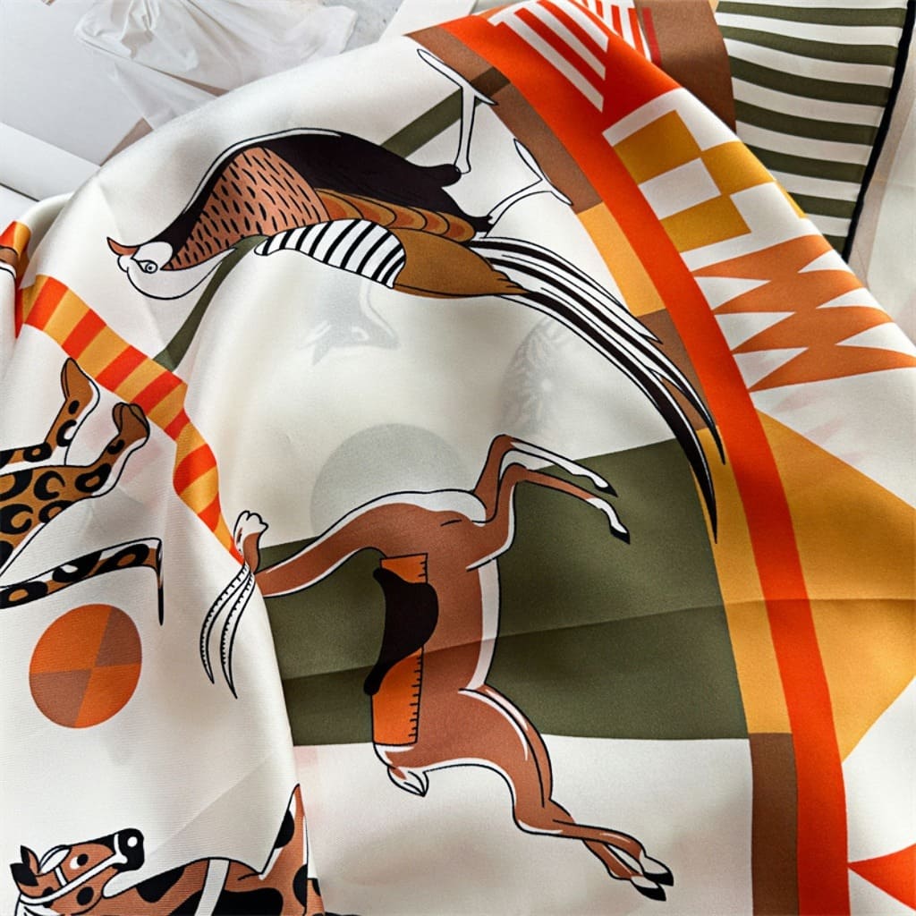 MaraSilk Pure Mulberry Silk Scarf - Square Twill MS555