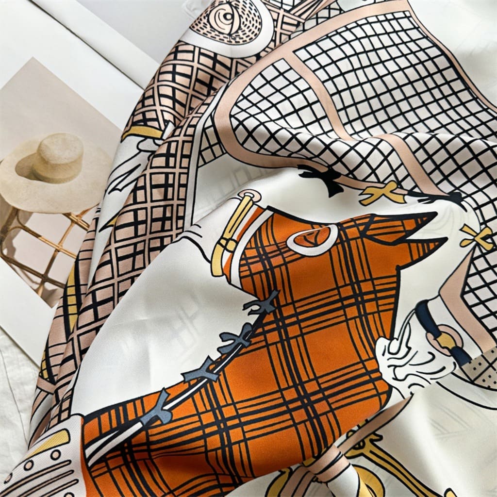 MaraSilk Pure Mulberry Silk Scarf - Square Twill MS557