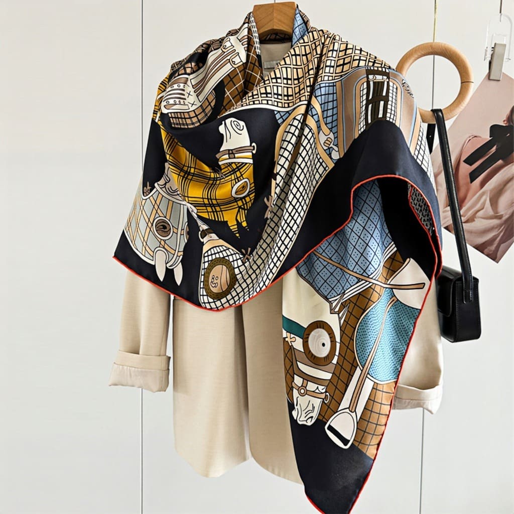 MaraSilk Pure Mulberry Silk Scarf - Square Twill MS557