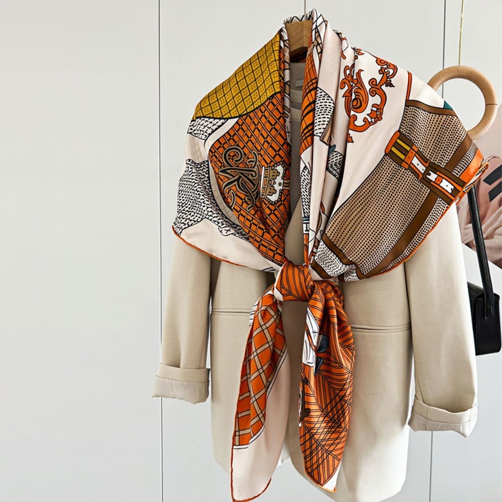 MaraSilk Pure Mulberry Silk Scarf - Square Twill MS557