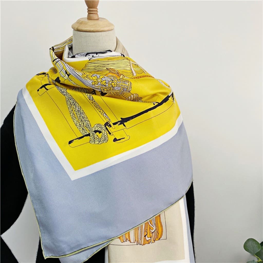 MaraSilk Pure Mulberry Silk Scarf - Square Twill MS560