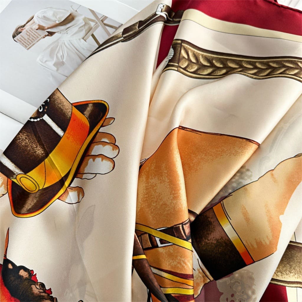 MaraSilk Pure Mulberry Silk Scarf - Square Twill MS562