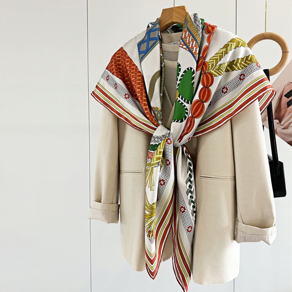 MaraSilk Pure Mulberry Silk Scarf - Square Twill MS564