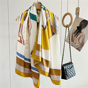 MaraSilk Pure Mulberry Silk Scarf - Square Twill MS565 53" x 53" MS56501