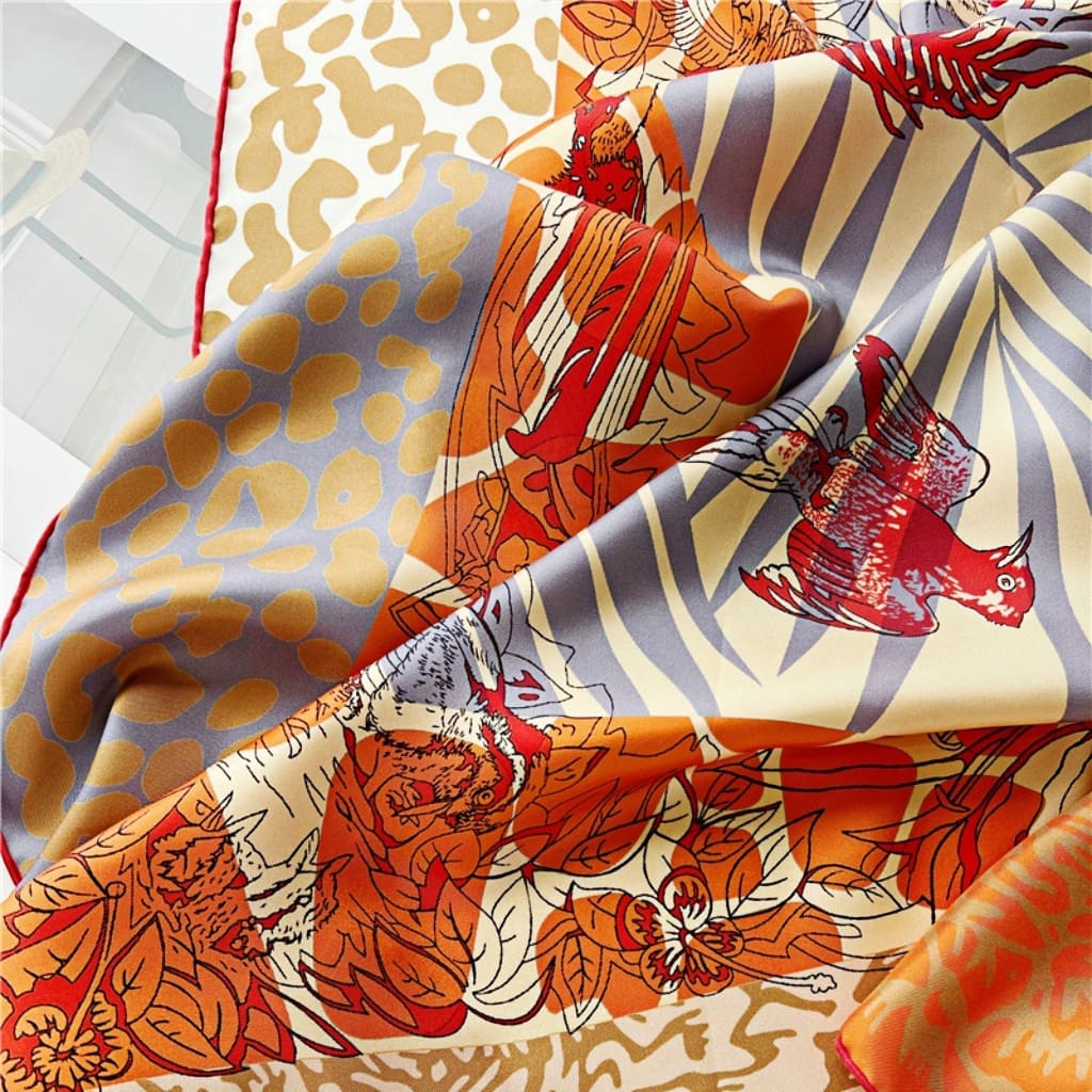 MaraSilk Pure Mulberry Silk Scarf - Square Twill MS566