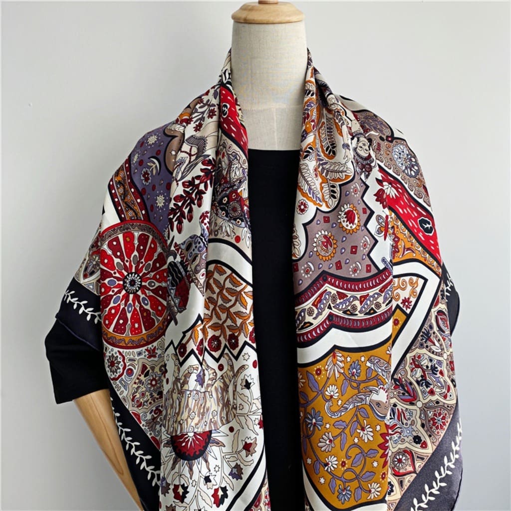 MaraSilk Pure Mulberry Silk Scarf - Square Twill MS567