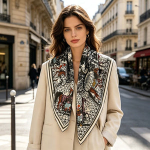 MaraSilk Pure Mulberry Silk Scarf - Square Twill MS835