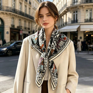 MaraSilk Pure Mulberry Silk Scarf - Square Twill MS835