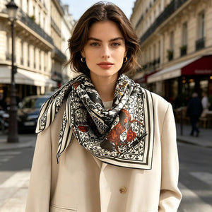 MaraSilk Pure Mulberry Silk Scarf - Square Twill MS835