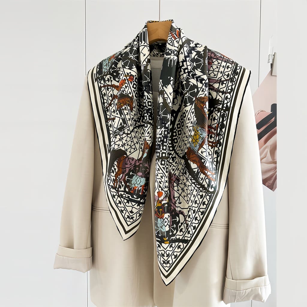 MaraSilk Pure Mulberry Silk Scarf - Square Twill MS835