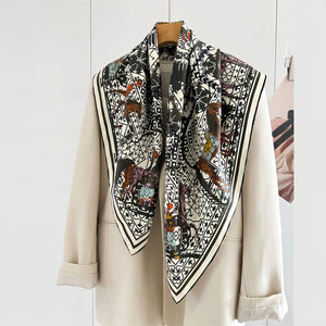 MaraSilk Pure Mulberry Silk Scarf - Square Twill MS835