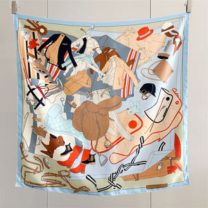 MaraSilk Pure Mulberry Silk Scarf - Square Twill MS836 34" x 34" MS83602